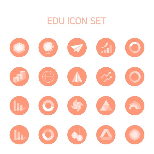 Icono de línea de infografía y gráfico utilizado en varios informes y presentaciones.