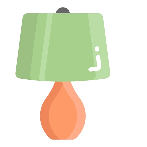 icono de línea de lámpara vectorial icono de escuela y educación