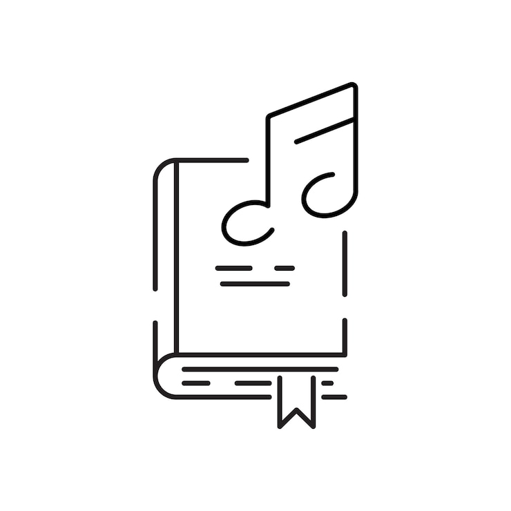 Vector icono de línea de libro de lectura información y mesa de ayuda relacionadas contiene guía manual educación y desarrollo de seminarios web símbolos vectoriales negros aislados en blanco