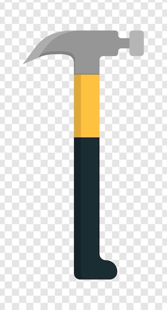 Icono de línea de martillo herramienta de clavo yunque soplo reparación tabla de madera juez manija de casa sonando icono de línea vectorial para negocios y publicidad