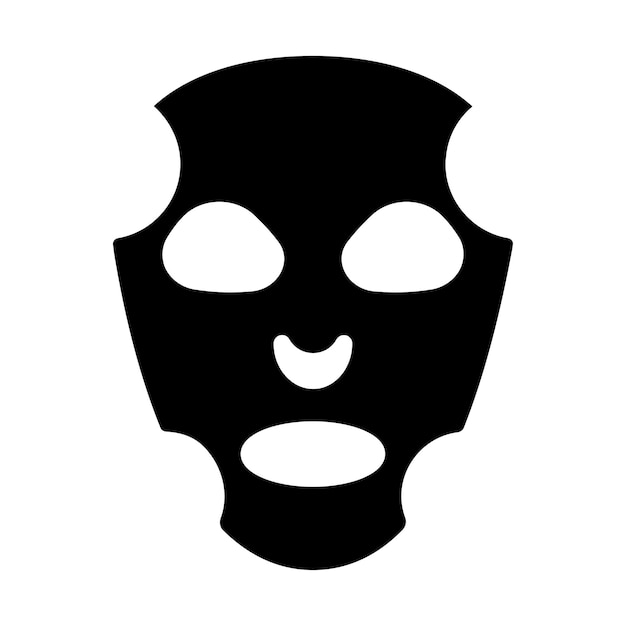 El icono de la línea de máscaras de spa cuidado de la piel belleza relajación bienestar tratamiento facial cuidado personal hidratación rejuvenecimiento antienvejecimiento limpieza terapia spa tratamiento salud brillo mimar tratamiento tranquilo
