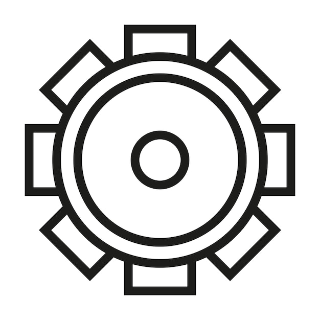 Icono de línea móvil