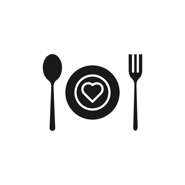 El icono de la línea de la placa de amor aislado en fondo blanco