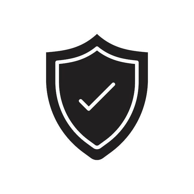 icono de línea segura Conjunto de imágenes del logotipo