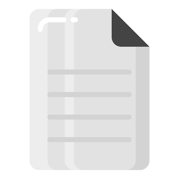 icono de línea vectorial de documento icono de escuela y educación