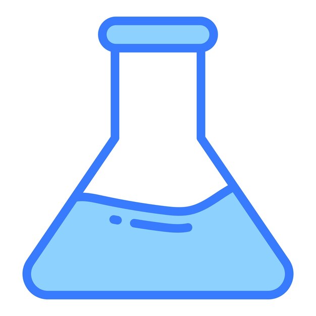 icono de línea vectorial de frasco icono de escuela y educación