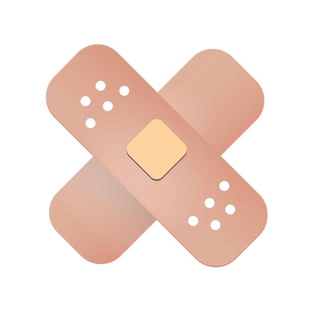Icono de línea de yeso Herida callo vendaje farmacia sangre piel corte cinta rasguño ayuda tratamiento del dolor Vector icono para negocios y publicidad