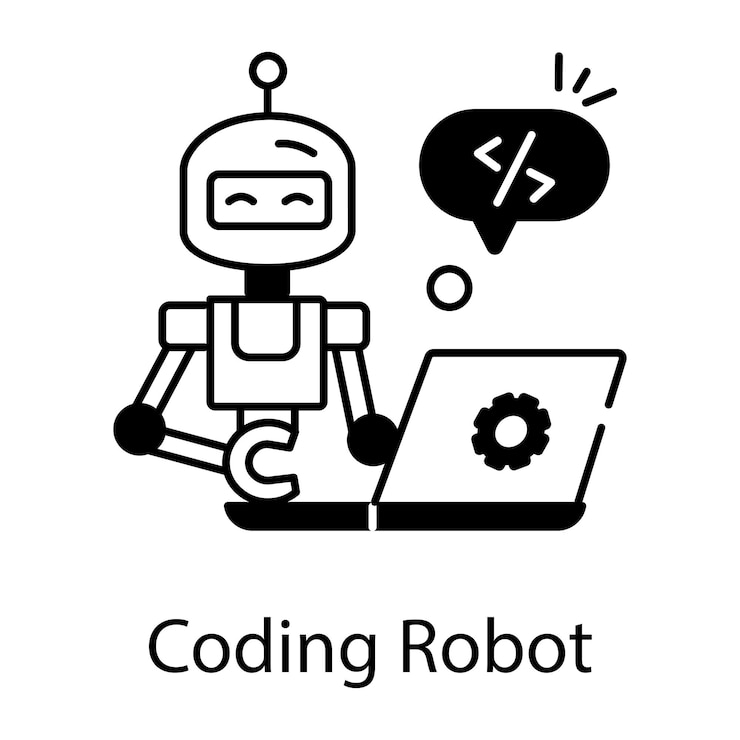 Vector icono lineal de desarrollo web
