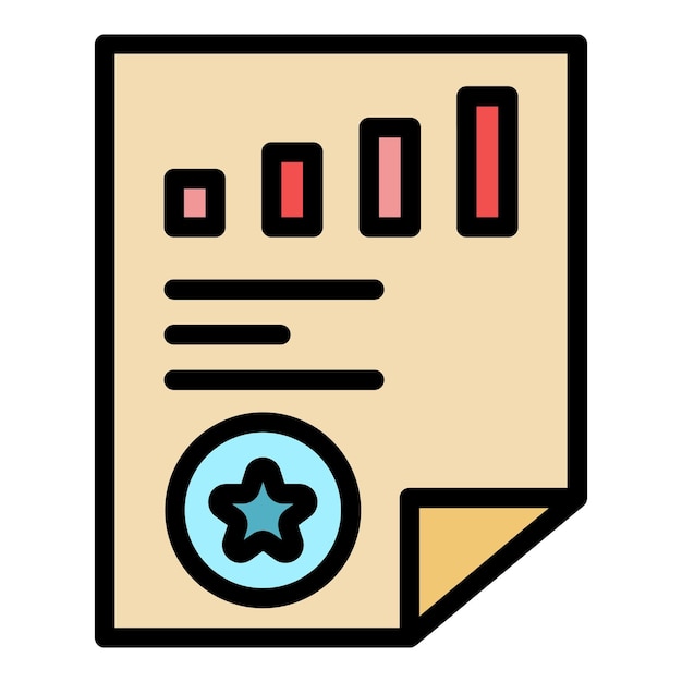 Icono lineal de experiencia Contorno de experiencia Icono vectorial lineal de color plano aislado