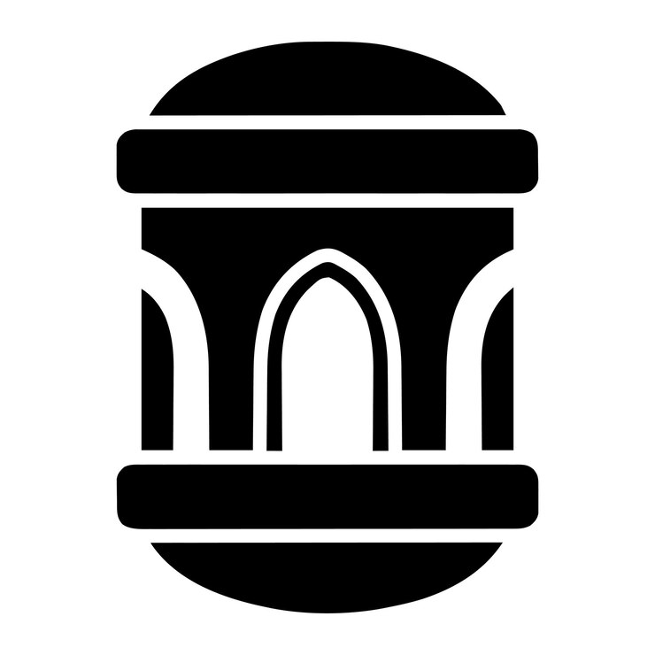 Vector icono de la linterna árabe
