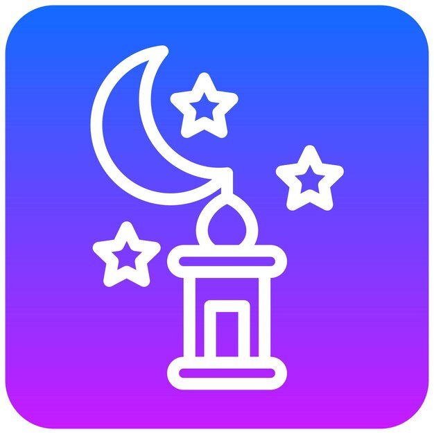 Icono de la linterna árabe
