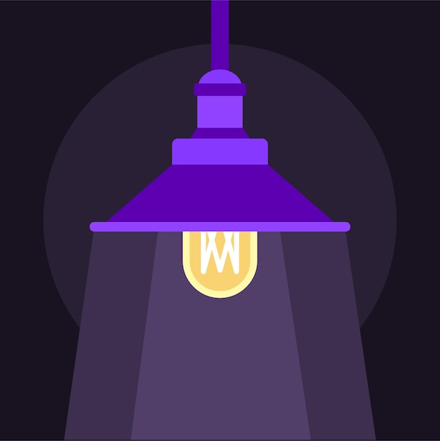 Icono de linterna colgante Ilustración plana del icono de vector de linterna colgante para web