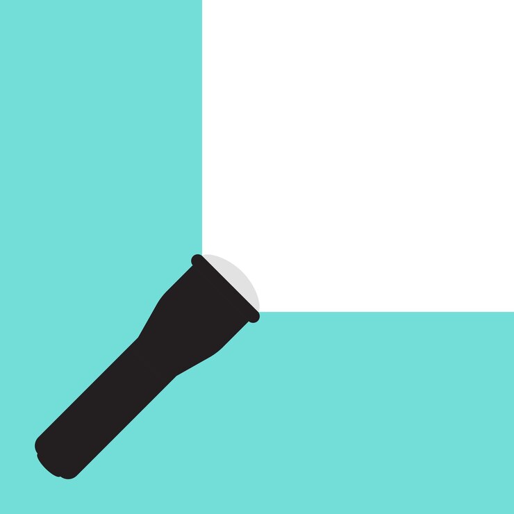 Vector icono de linterna en estilo plano ilustración vectorial de lámpara eléctrica en un fondo aislado concepto de negocio de señales de linterna de bolsillo