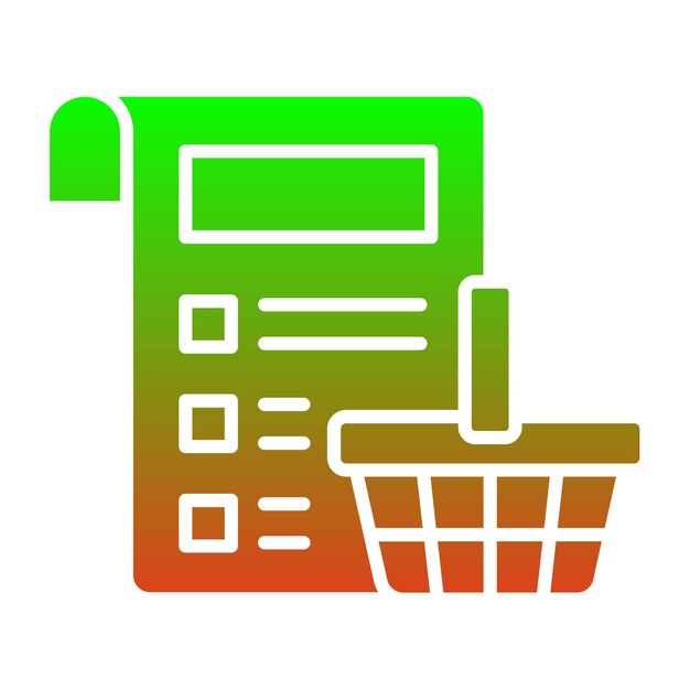 Ícono de la lista de compras