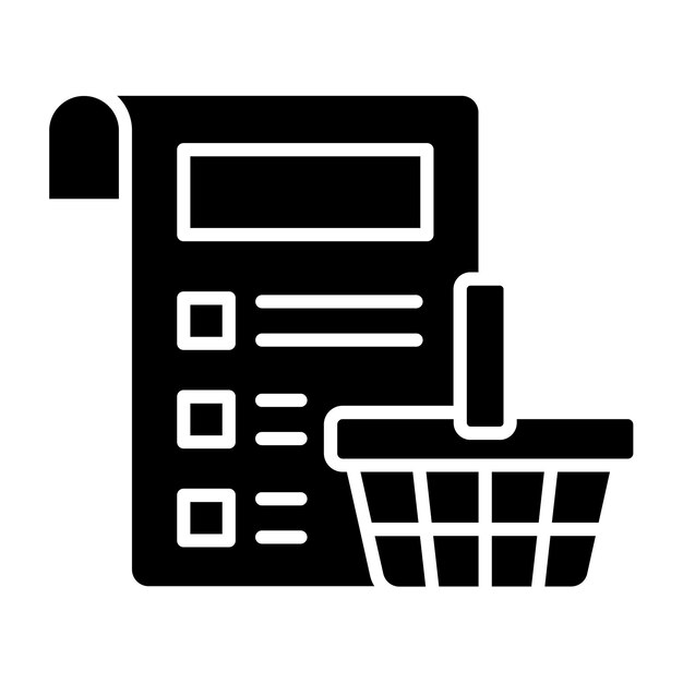 Ícono de la lista de compras