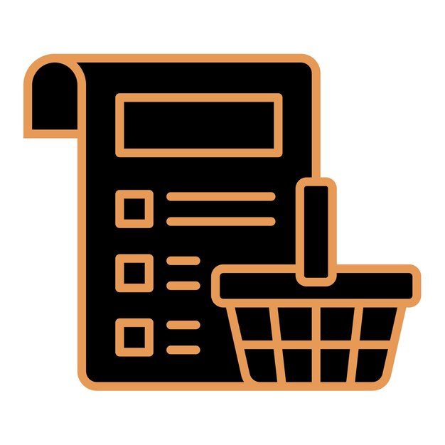 Ícono de la lista de compras