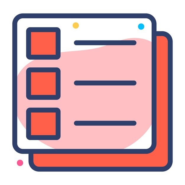 El icono de la lista de comprobación cuidadosamente diseñado representa una lista de tareas o elementos que deben completarse a menudo utilizado