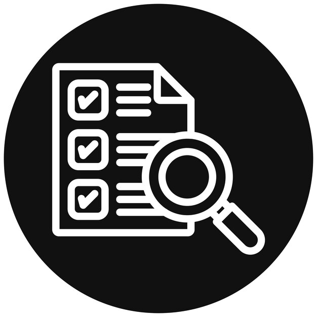 Ícono de la lista de comprobación de SEO