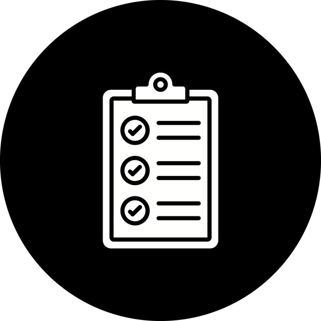 Ícono de la lista de comprobación