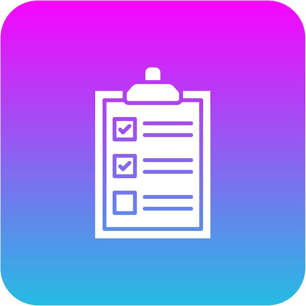 Ícono de la lista de comprobación