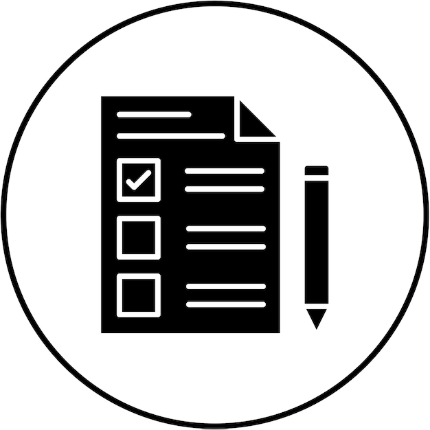 Ícono de la lista de comprobación