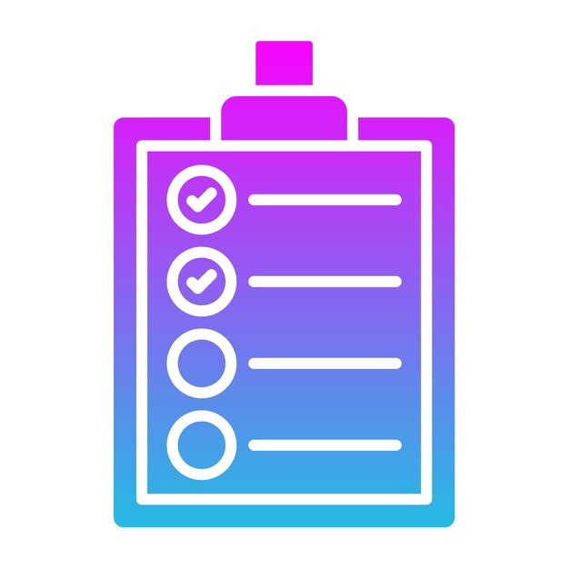 Ícono de la lista de comprobación