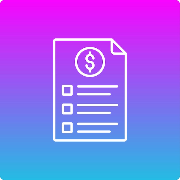 Ícono de la lista de precios