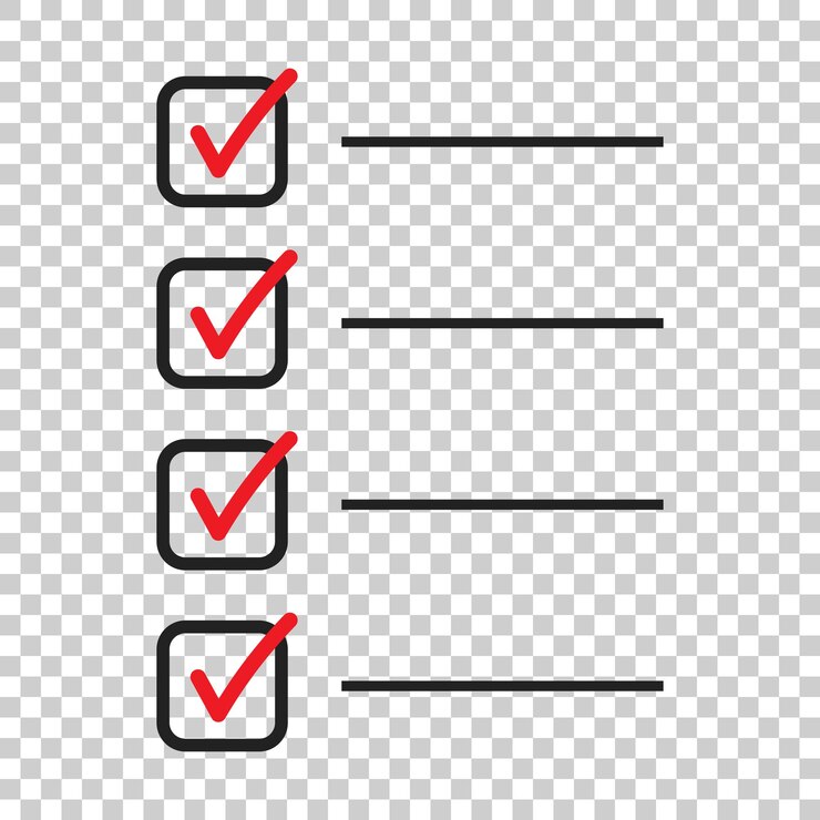 Vector icono de lista de tareas lista de comprobación ilustración vectorial de la lista de tareas en estilo plano icono de concepto de recordatorio en fondo aislado