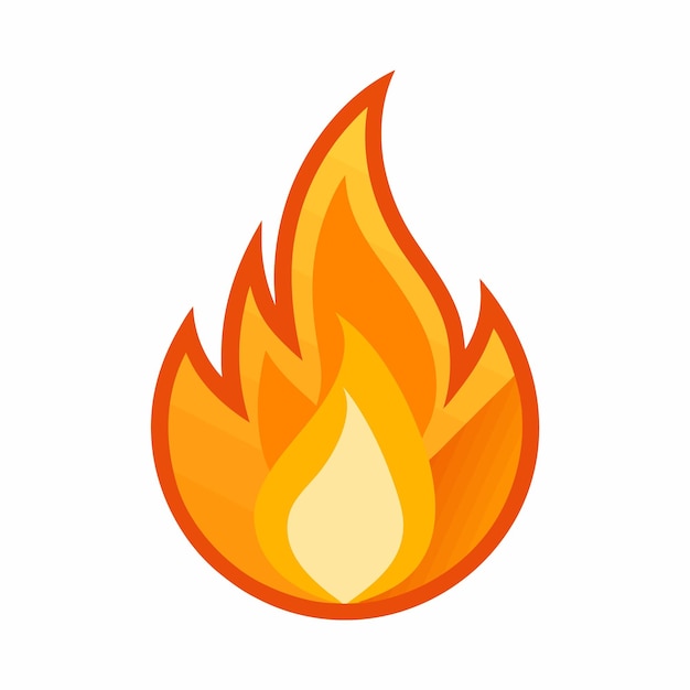 El icono de la llama ardiente
