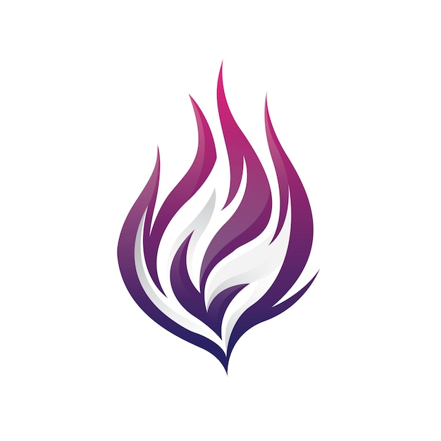 Icono de llama plantilla de diseño de logotipo de fuego icono de fuego vector llamas logo ilustración fondo blanco