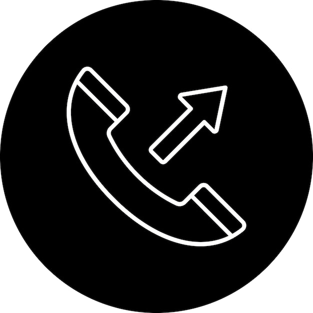 Ícono de llamada saliente