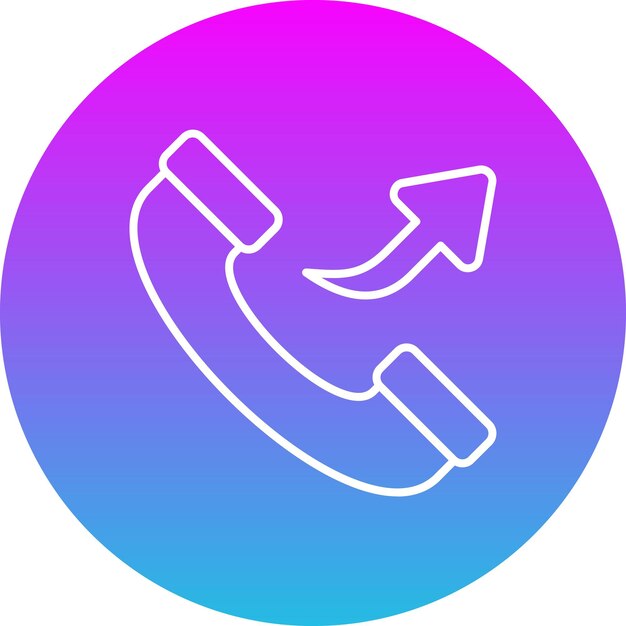 Ícono de llamada saliente