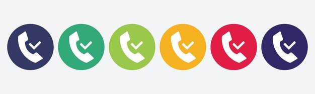 Ícono de llamada símbolo moderno para diseño gráfico y web