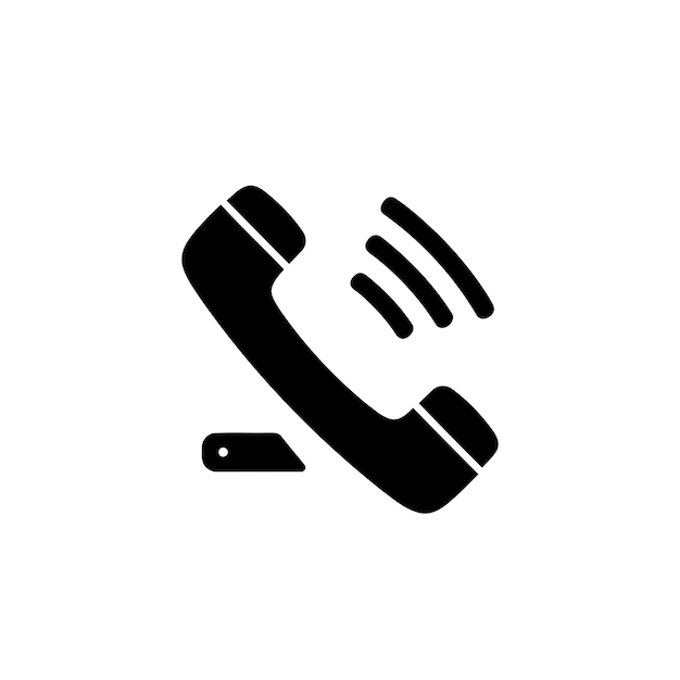 Ícono de llamada telefónica Ilustración vectorial