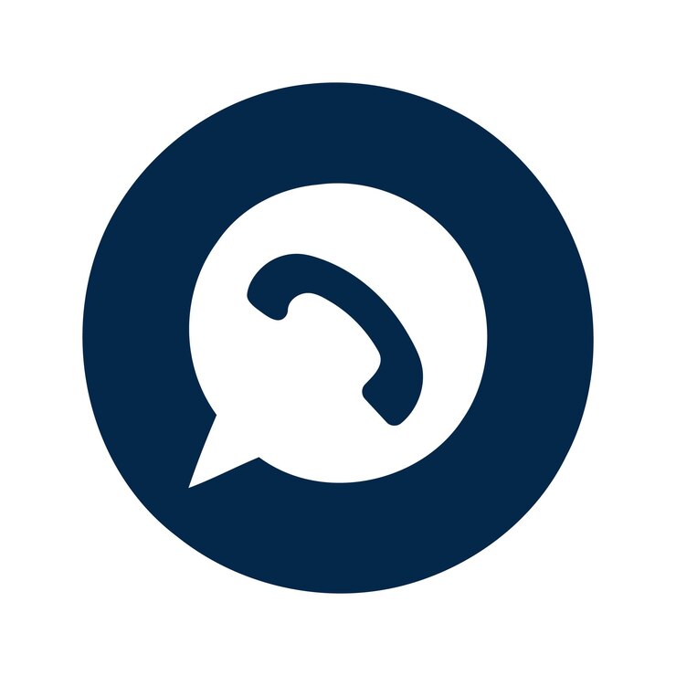 Icono de llamada telefónica Símbolo de icono de teléfono Diseño de ilustración vectorial