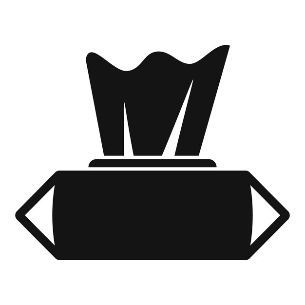 Icono de llanto frío vector simple Caja papel Toallita inodoro