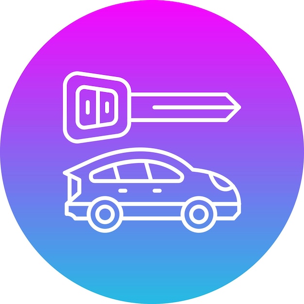 Icono de la llave del coche