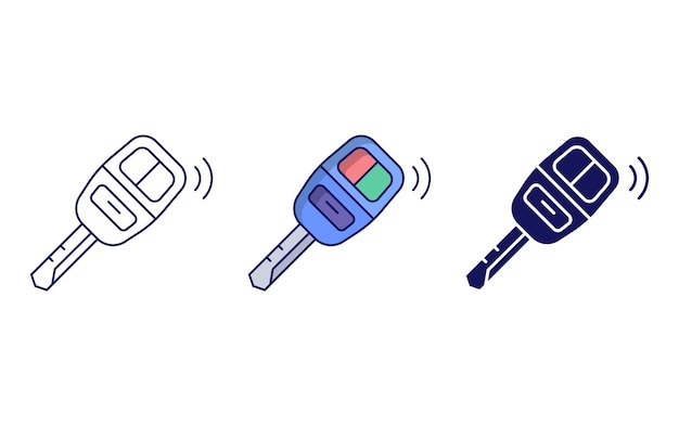 El icono de la llave del coche
