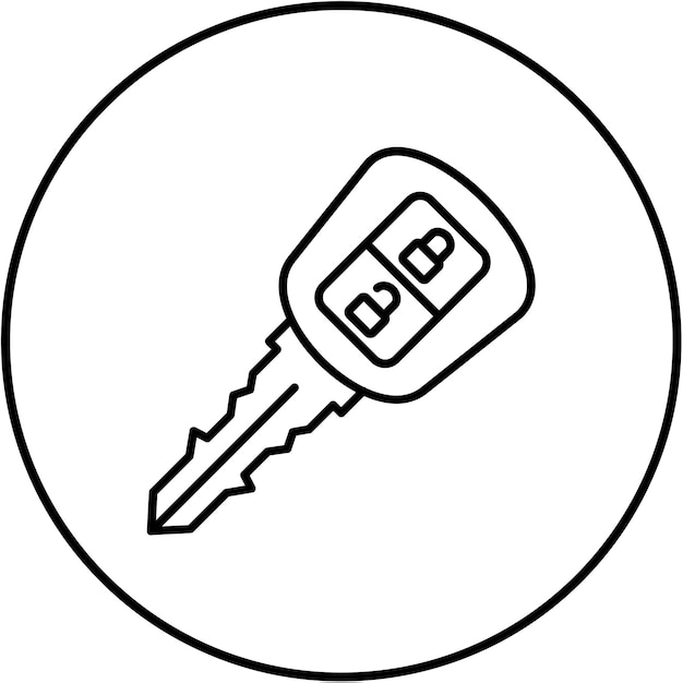Icono de la llave del coche