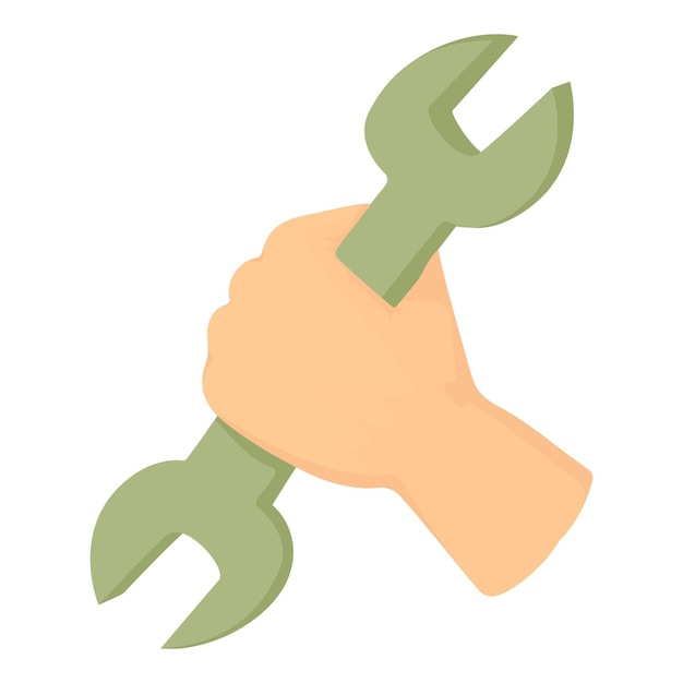 Icono de la llave Ilustración de dibujos animados del icono vectorial de la clave para la web