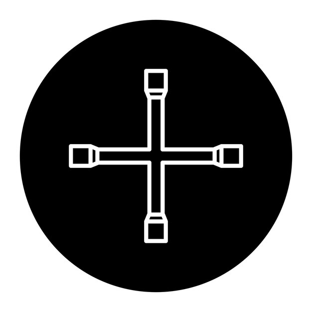 Icono de la llave inglesa cruzada