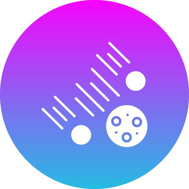 El icono de la lluvia de meteoros