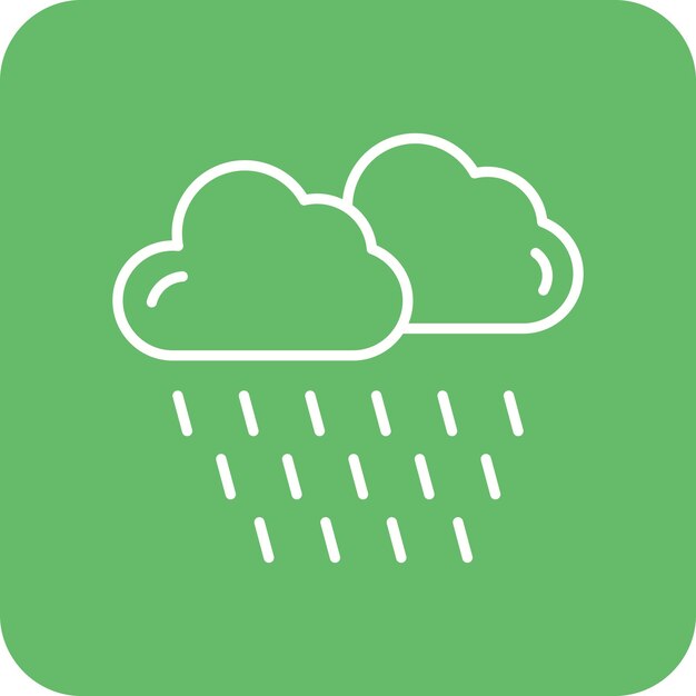 Icono de la lluvia