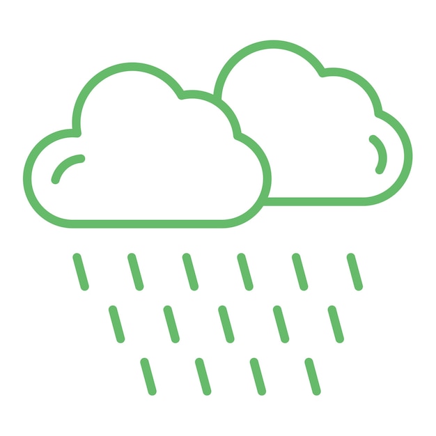 Icono de la lluvia