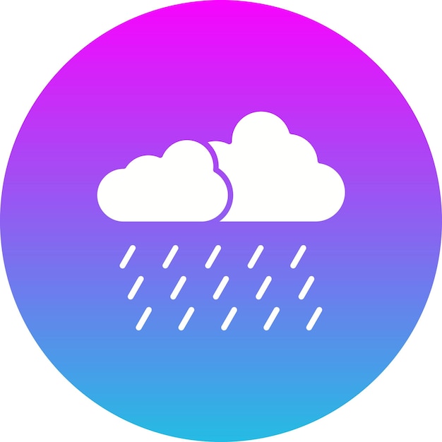 Icono de la lluvia