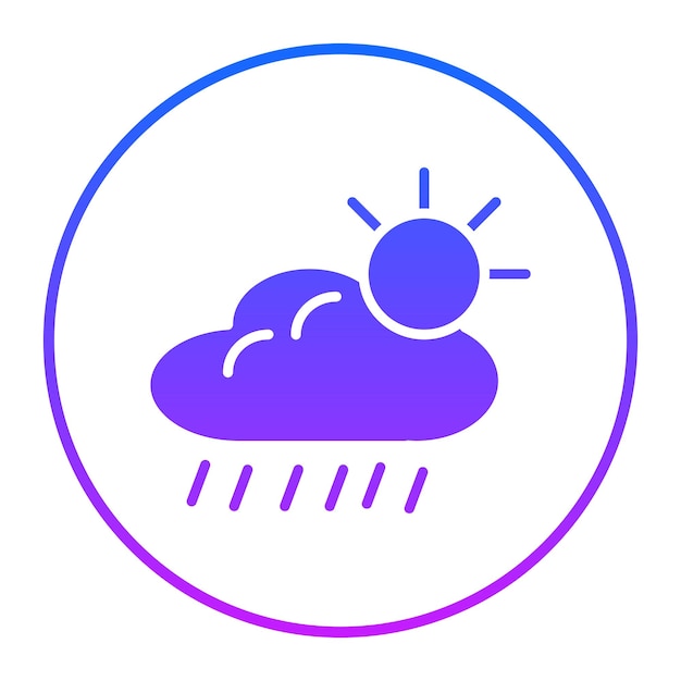 El icono de la lluvia