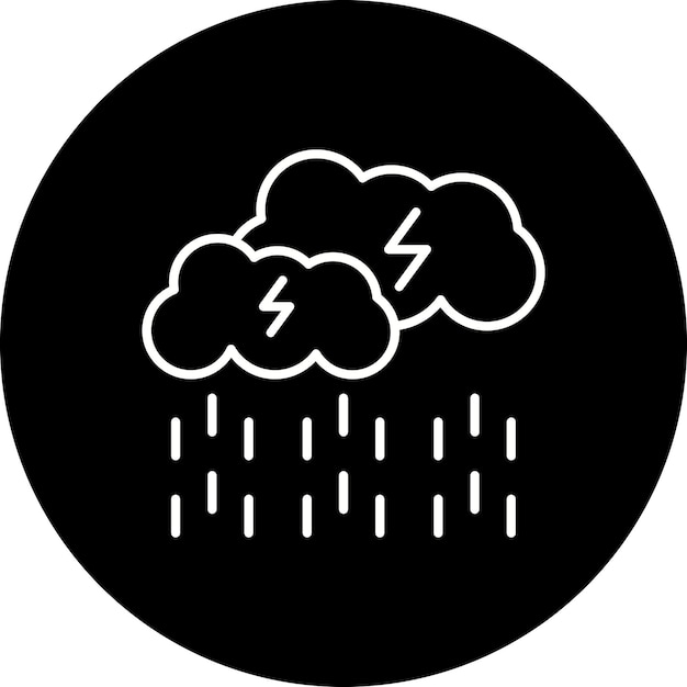 Icono de la lluvia