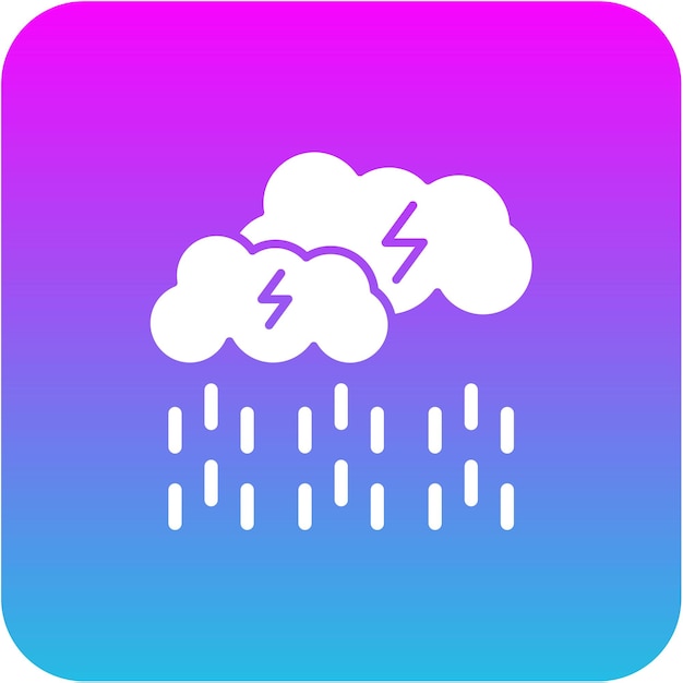 Icono de la lluvia