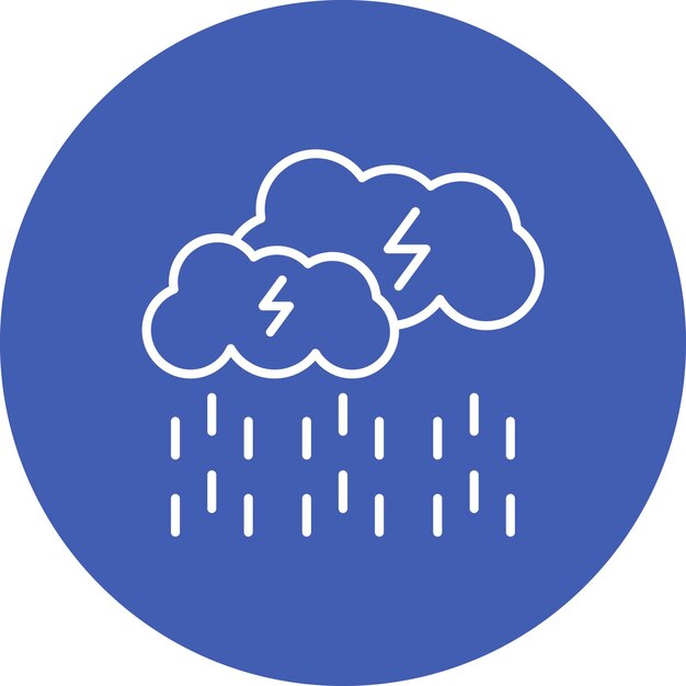 Icono de la lluvia