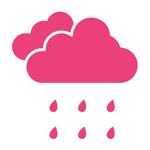 Icono de la lluvia